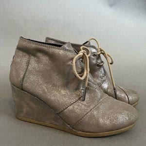 Wedge booties